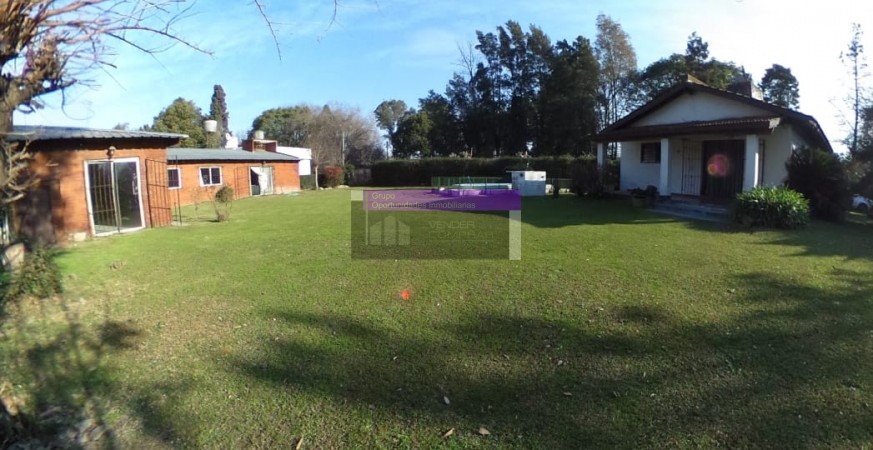 QUINTA LOTE 1450 M2, 220M2 CONSTR., CASA PPAL, QUINCHO, CASA HUESPEDES, PISCINA, GRAN PARQUE,  PARRILLA, POOL HOUSE, JACUZZI,VESTUARIOS EXCELENTE OPORTUNIDAD!!