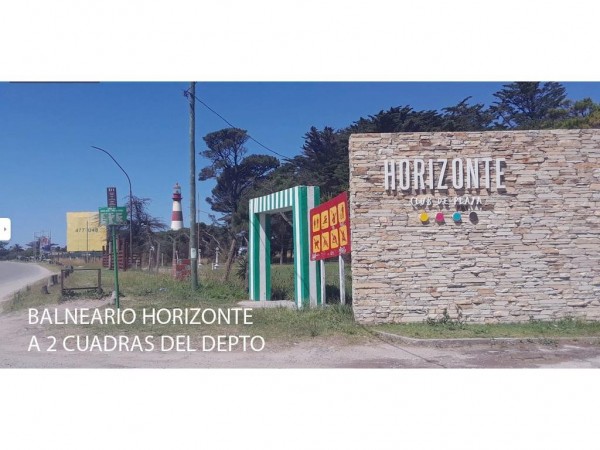 DEPTO 2 AMB P/4 PERSONAS EL FARO/ ALFAR "A 1 CUADRA DE LA PLAYA",BALCON DOBLE PARRILLA,TODO LUZ